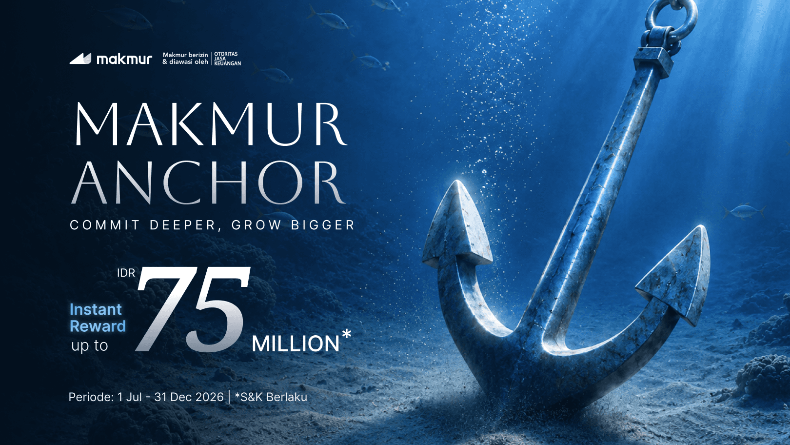 Makmur Anchor: Instant Reward Hingga Rp75 Juta